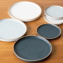 Tojiki Tonya Tojiki Tonya Cocochi Series Dinner Plate & Side Plate Set -The Custom Chef Shop Tojiki Tonya Cocochi Series Dinner Plate Side Plate Set 1 1