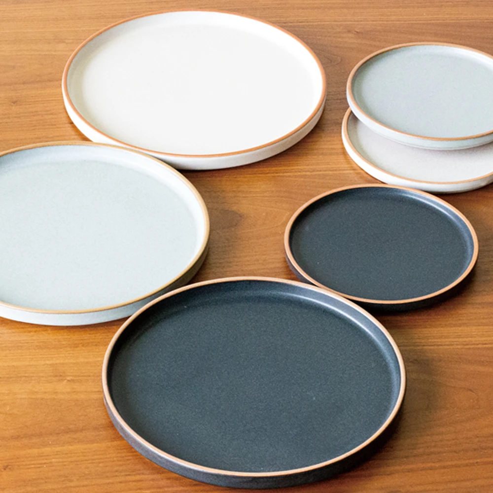 Tojiki Tonya Tojiki Tonya Cocochi Series Side Plate (16cm) - Blue Grey 4 Tojiki Tonya Tojiki Tonya Cocochi Series Side Plate (16cm) - Blue Grey - Image 2