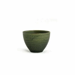 Toki Yamaman Tojiki Tonya Cotto Series Teacup - Olive