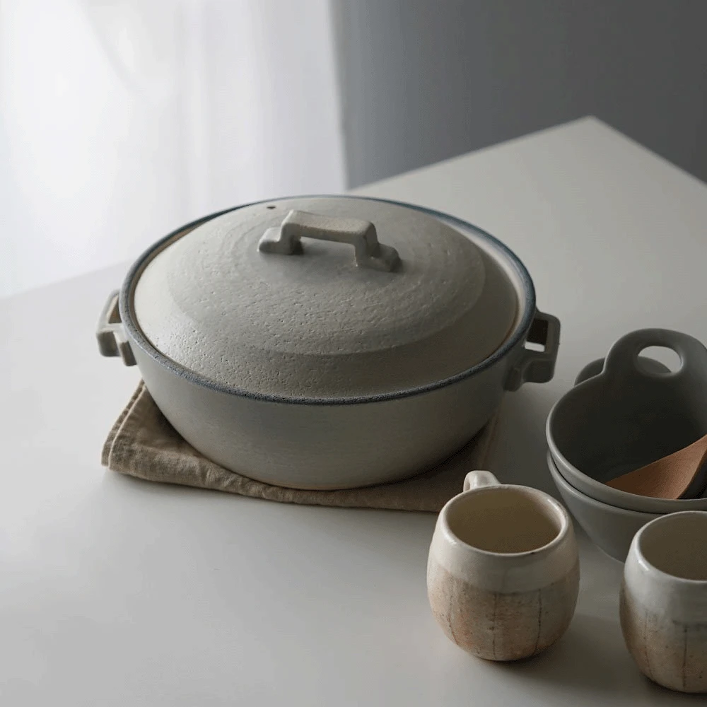 Tojiki Tonya Tojiki Tonya Tstyle Donabe Japanese Clay Pot 28cm (Size 9) - Made In Japan - Image 7