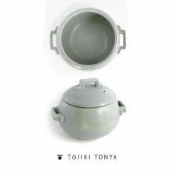 Tojiki Tonya Tojiki Tonya Donabe (Japanese Clay Pot) Rice Pot 3 Cups - Made In Japan -The Custom Chef Shop Tojiki Tonya Tstyle Donabe Japanese Rice Pot 3cups 3