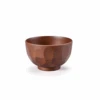Touga Touga Kikkou Classic Japanese Soup Bowl - Chestnut & Umber -The Custom Chef Shop Touga Kikkou Lacquerware Japanese Wood Soup Bowl