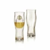 Toyo Sasaki Toyo Sasaki Amber Smooth Flow Beer Glass 360ml - Set Of 2 -The Custom Chef Shop Toyo Sasaki Amber Schooner Beer Glasses Gift Set
