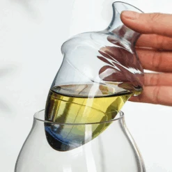 Toyo Sasaki Toyo Sasaki Sake Chilling Set With Jug, Ice Container, And Cups -The Custom Chef Shop Toyo Sasaki Sake Cooling Carafe Set 09