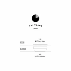 Tripware Japan Tripware Japan Bowl And Plate Set - Mist Blue -The Custom Chef Shop Tripware Japan Bowl and Plate Set Mist Blue 6 1