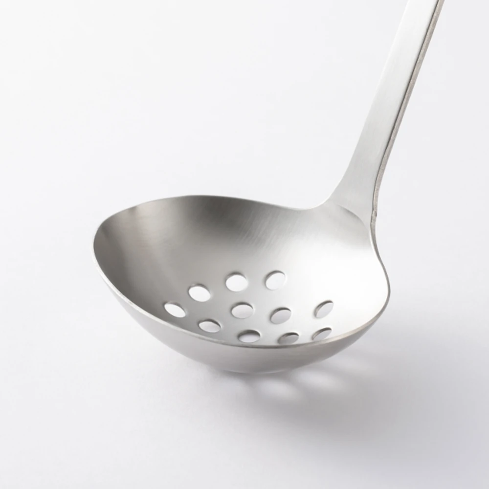 Tsubame Sanjo Tsubame Sanjo Stainless Steel Slotted Ladle - Made In Japan 4 Tsubame Sanjo Tsubame Sanjo Stainless Steel Slotted Ladle - Made In Japan - Image 2