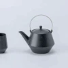 Yamatsu Yamatsu Frustum Japanese Teapot 800ml Black -The Custom Chef Shop Yamatsu Frustum Japanese Tea Pot Black