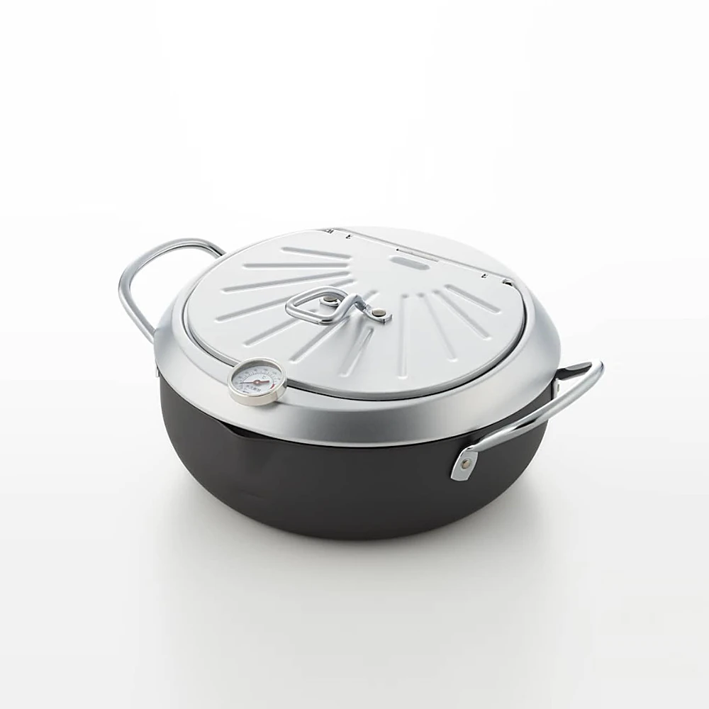 Yoshikawa Yoshikawa Premium Nitrided Carbon Steel Induction Deep Fryer - 24cm 4 Yoshikawa Yoshikawa Premium Nitrided Carbon Steel Induction Deep Fryer - 24cm - Image 2