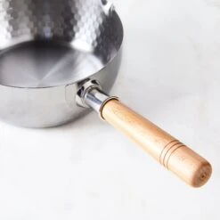 Yoshikawa Yoshikawa Yukihira Induction Saucepan With Strainer - 22cm -The Custom Chef Shop Yoshikawa Yukihira 22cm Saucepan with Strainer and Lid 04 1