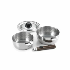 Yoshikawa Yoshikawa Yukihira 4-Piece Induction Saucepan Set With Detachable Handle