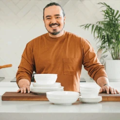 Noritake Adam Liaw Everyday Noritake 12-Piece Dinnerware Set -The Custom Chef Shop adam liaw everyday noritake 12 piece dinnerware set 1