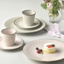Aito Aito Mino Yaki Floral Pattern 6-Piece Dinnerware Set -The Custom Chef Shop aito mino yaki floral pattern 6 piece dinnerware set 3