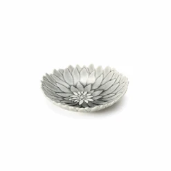 Aito Aito Seto Yaki Dahlia Glazed Side Plate (15cm) - Glossy Grey