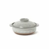 Ginpo Ginpo Hana Mishima Donabe Japanese Clay Pot 22cm (Size 7) - Made In Japan -The Custom Chef Shop ginpo hana mishima donabe japanese clay pot 22cm size 7