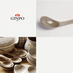 Ginpo Ginpo Hana Mishima Donabe Spoon And Spoon Rest Set -The Custom Chef Shop ginpo hana mishima donabe spoon and spoon rest set 3