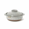 Ginpo Ginpo Hana Mishima Induction Donabe Japanese Clay Pot 28cm (Size 9) - Made In Japan -The Custom Chef Shop ginpo hana mishima ih donabe japanese clay pot 28cm size 9
