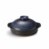 Ginpo Ginpo Kikka Donabe Japanese Clay Pot 25cm (Size 8) Blue - Made In Japan -The Custom Chef Shop ginpo kikka donabe japanese clay pot 25cm size 8 blue made in japan
