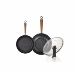 Happycall Happycall Crocodile Graphene Nonstick Induction Frypan & Wok Set - 24cm & 28cm