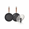 Happycall Happycall Crocodile Graphene Nonstick Induction Frypan & Wok Set With Lid 28cm -The Custom Chef Shop happycall crocodile ih graphene 28cm frypan 28cm wok with lid set