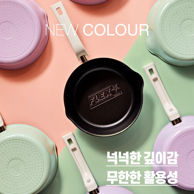 Happycall Happycall Flex 3 In 1 Nonstick Induction Saucepan - Mint 20cm 7 Happycall Happycall Flex 3 In 1 Nonstick Induction Saucepan - Mint 20cm - Image 5