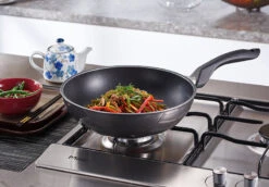 Happycall Happycall Plasma Titanium Nonstick Induction Wok - 26cm 18 Happycall Happycall Plasma Titanium Nonstick Induction Wok - 26cm -The Custom Chef Shop happycall plasma IH titanium wok 26cm 7