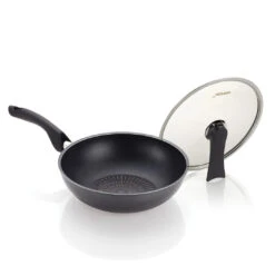 Happycall Happycall Plasma Titanium Nonstick Induction Wok - 28cm -The Custom Chef Shop happycall plasma IH titanium wok 28cm 8