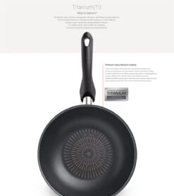 Happycall Happycall Plasma Titanium Nonstick Induction Wok - 30cm -The Custom Chef Shop happycall plasma IH titanium wok 30cm 5