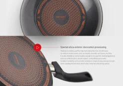 Happycall Happycall Plasma Titanium Nonstick Induction Wok - 30cm -The Custom Chef Shop happycall plasma IH titanium wok 30cm 6