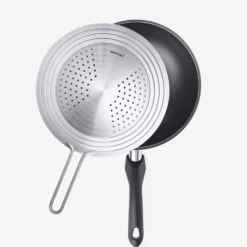 Happycall Happycall Stainless Steel Splatter Guard (22cm To 28cm) -The Custom Chef Shop happycall stainless steel splatter guard 22cm to 30cm 02