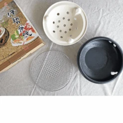 Ise Mizu Ise Mizu Donabe Konro Grill Size 10 (2-4 People) Khaki - Made In Japan -The Custom Chef Shop ise mizu donabe konro grill hibachi grill size 10 Khaki 9