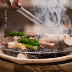 Ise Mizu Ise Mizu Donabe Konro Grill Size 10 (2-4 People) Khaki - Made In Japan -The Custom Chef Shop ise mizu donabe konro grill hibachi grill size 10 khaki 4