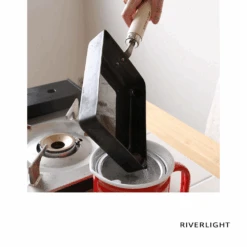 River Light River Light Kiwame Nitrided Carbon Steel Induction Omelette Pan - 18cm -The Custom Chef Shop river light kiwame 18cm premium carbon steel omelette pan 04