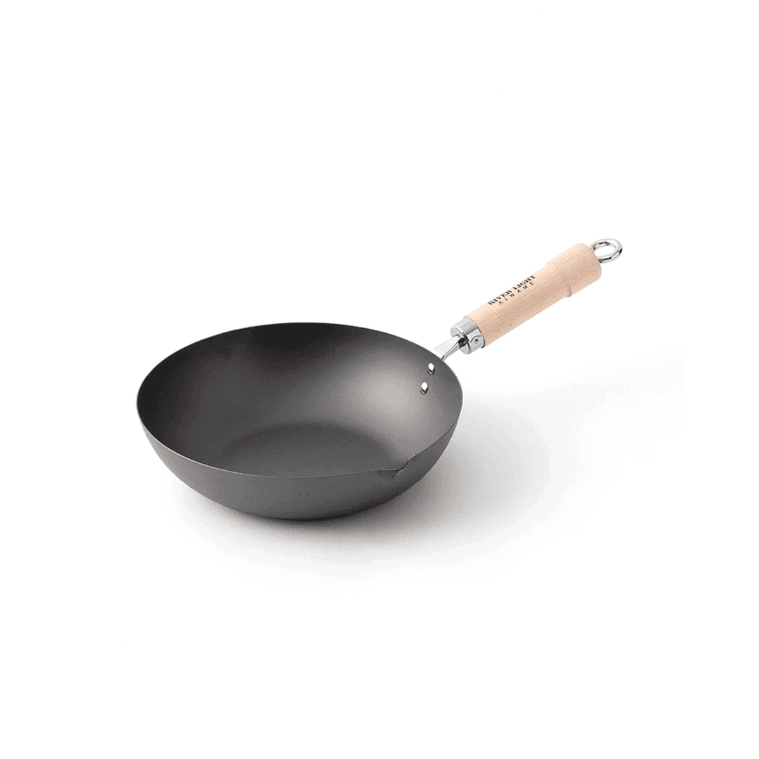 River Light River Light Kiwame Nitrided Carbon Steel Induction Wok - 24cm 3 River Light River Light Kiwame Nitrided Carbon Steel Induction Wok - 24cm