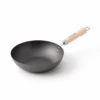River Light River Light Kiwame Nitrided Carbon Steel Induction Wok - 30cm -The Custom Chef Shop river light kiwame 30cm premium carbon steel wok