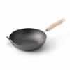 River Light River Light Kiwame Nitrided Carbon Steel Induction Wok With Two Handles - 30cm