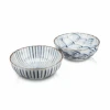 Saikai Hasami Saikai Hasami Yaki Classic Blue Japanese Bowls - Set Of 2 -The Custom Chef Shop saikai hasami yaki classic blue japanese bowls set of 2