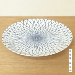Santo Santo Amime Pattern Serving Plate (31cm) - Made In Japan 6 Santo Santo Amime Pattern Serving Plate (31cm) - Made In Japan -The Custom Chef Shop santo amime pattern dinner plate 31cm 01