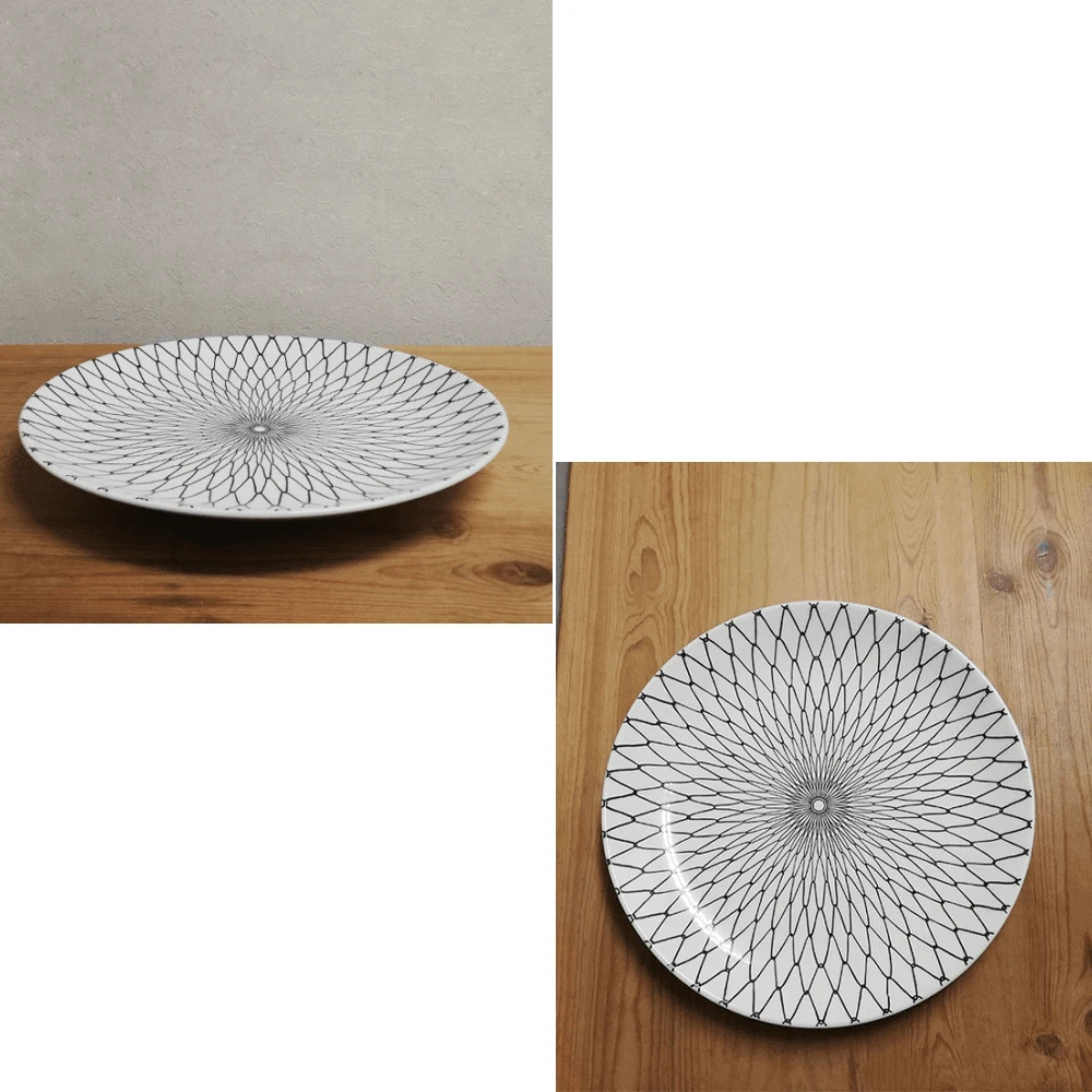 Santo Santo Amime Pattern Serving Plate (31cm) - Made In Japan 5 Santo Santo Amime Pattern Serving Plate (31cm) - Made In Japan - Image 3
