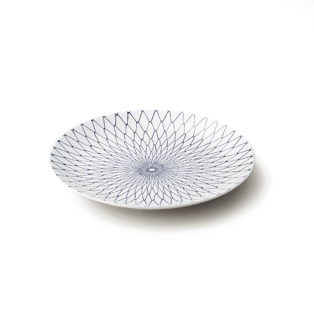 Santo Santo Amime Pattern Serving Plate (31cm) - Made In Japan 3 Santo Santo Amime Pattern Serving Plate (31cm) - Made In Japan