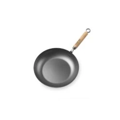 Yoshikawa Yoshikawa Cook-Pal Ren Nitrided Carbon Steel Induction Frypan - 24cm