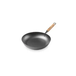 Yoshikawa Yoshikawa Cook Pal Ren Nitrided Carbon Steel Induction Wok - 24cm