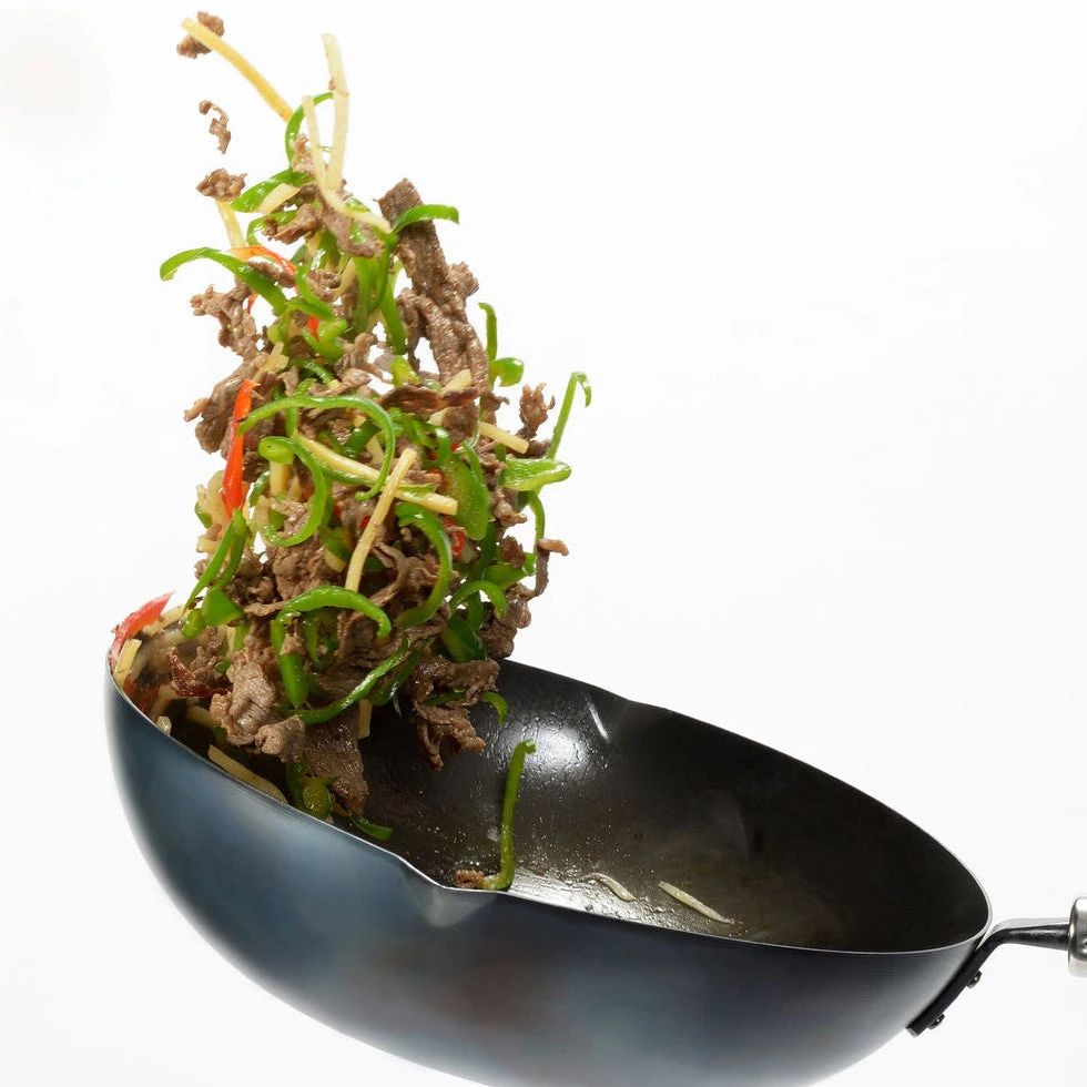 Yoshikawa Yoshikawa Cook Pal Ren Nitrided Carbon Steel Induction Wok - 24cm 7 Yoshikawa Yoshikawa Cook Pal Ren Nitrided Carbon Steel Induction Wok - 24cm - Image 5