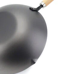 Yoshikawa Yoshikawa Cook-Pal Ren Nitrided Carbon Steel Induction Wok With Two Handles - 30cm -The Custom Chef Shop yoshikawa cook pal ren 30cm premium carbon steel wok with two handles 4