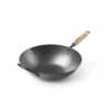 Yoshikawa Yoshikawa Cook-Pal Ren Nitrided Carbon Steel Induction Wok With Two Handles - 33cm -The Custom Chef Shop yoshikawa cook pal ren 33cm premium carbon steel wok with two handles made in japan