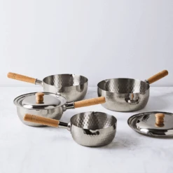 Yoshikawa Yoshikawa Yukihira Induction Saucepan With Lid - 18cm -The Custom Chef Shop yoshikawa yukihira saucepan 18cm with lid 14